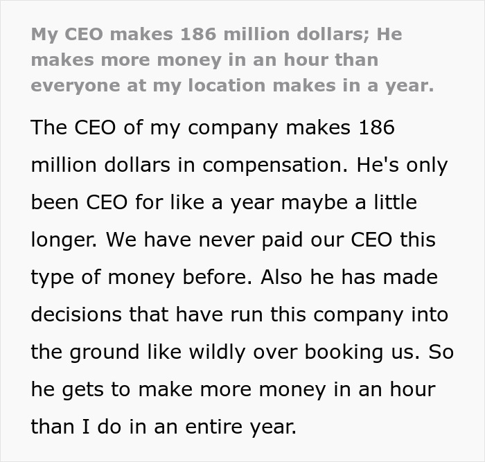 Worker Refuses To Take The CEO Making More Than All Workers Combined - 2