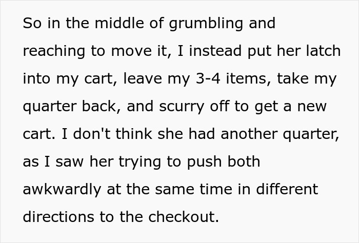 Guy Locks His Cart To Entitled Shopper After Being Annoyed Way Too Much - 8