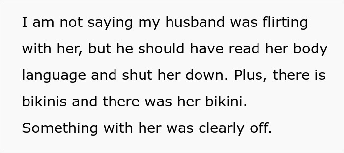 Text conversation about a woman confronting her husband over flirting, showing the argument posted online.