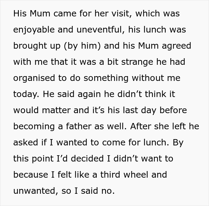 Man Upsets Wife The Day Before Her C-Section By Making Plans With Friends Without Her