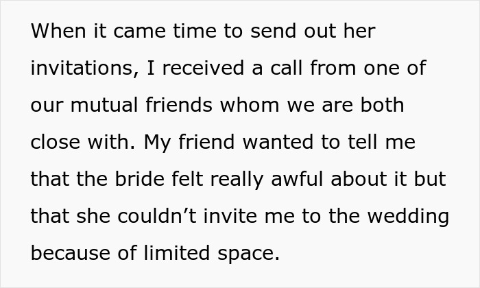 Woman Loses It Realizing Friend Had Invited Everyone But Her To Wedding, Leaves Group Chat - 7