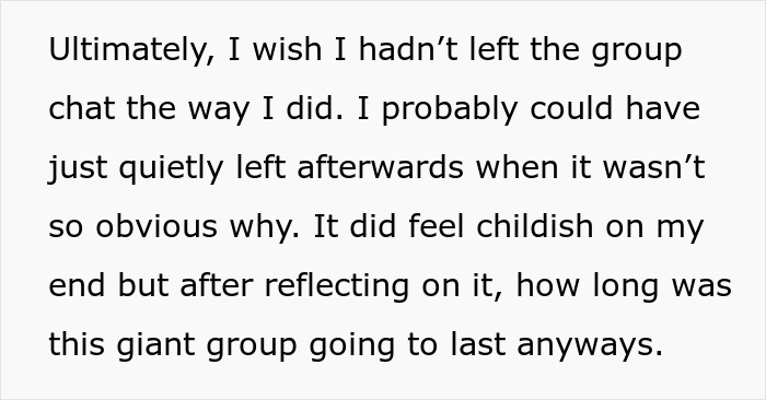 Woman Loses It Realizing Friend Had Invited Everyone But Her To Wedding, Leaves Group Chat - 28