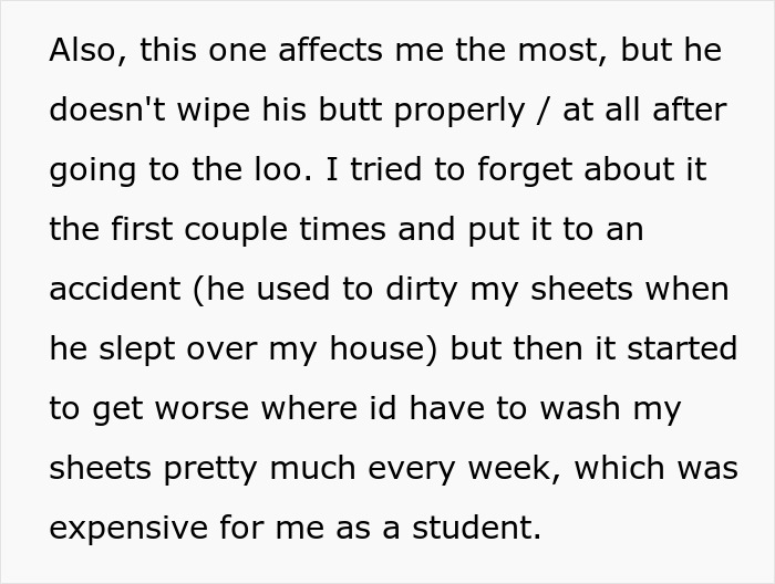 Guy Doesn't Understand The Meaning Of Hygiene, His GF Puts Up With It For 2 Years - 4