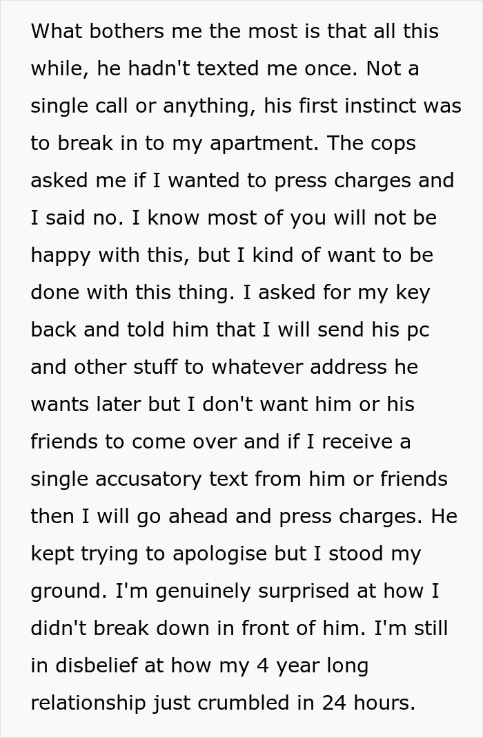 Guy Takes Drastic Measures After Attempts To Coerce GF Into Handing Over Her New PC Fail - 36