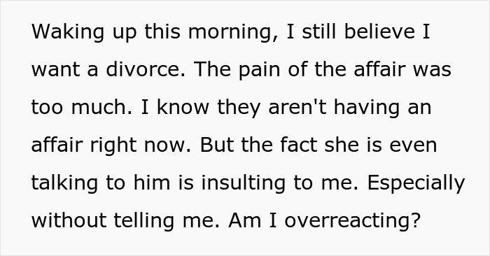 Woman Just “Catches Up” With The Guy She Cheated With, Husband Moves For Divorce - 13
