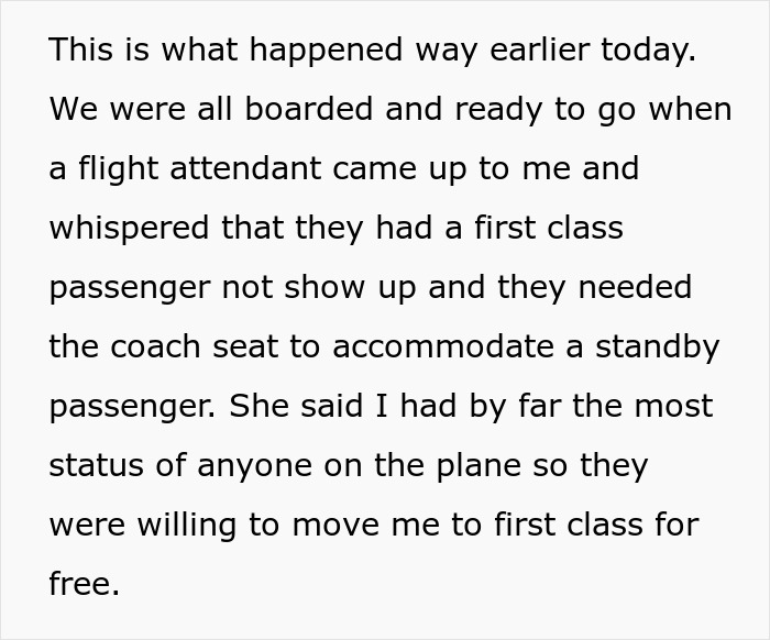 Sis Got A Free Upgrade To First Class On Long Flight, Family Is Furious She Didn’t Give It To Bro Sis Got A Free Upgrade To First Class On Long Flight, Family Is Furious She Didn’t Give It To Bro