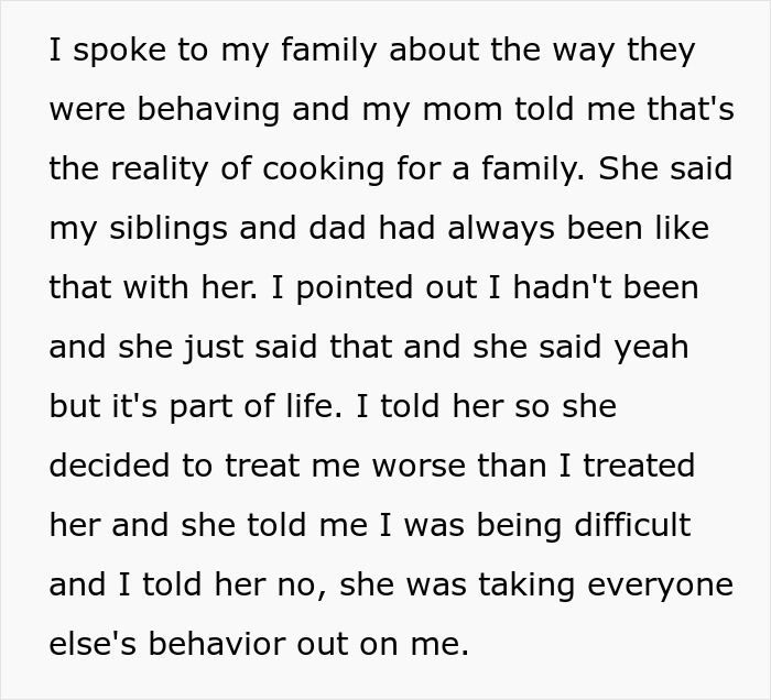 Teen Can't Keep Up With Family's Food Preferences, Starts Cooking Only For Himself, It Angers Family