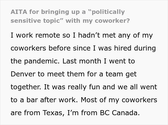 A Canadian Gets Sent To HR At An American Job For Believing Climate Change Is Real - 2