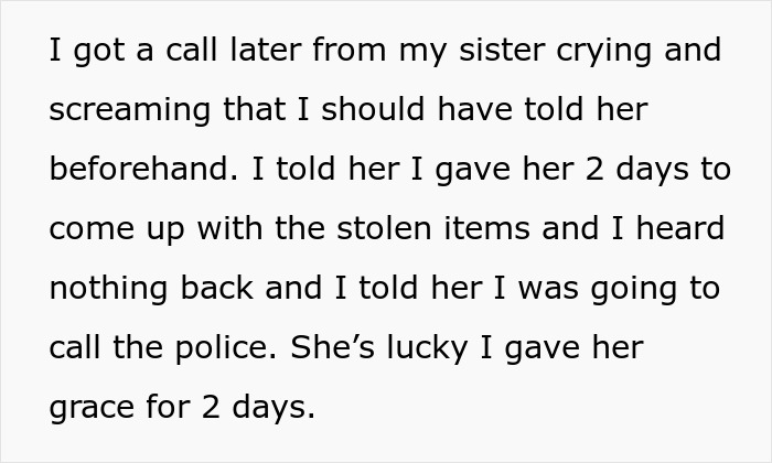 Niece Brazenly Burgles Aunt&rsquo;s Home, Her Mom Flips When Aunt Doesn&rsquo;t Warn About The Cops Coming 