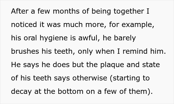 Guy Doesn't Understand The Meaning Of Hygiene, His GF Puts Up With It For 2 Years - 3