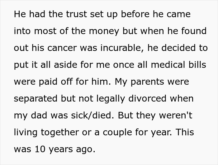 Teen Unexpectedly Inherits A ‘Crazy’ Inheritance From Dad, Drama Ensues When Mom Finds Out - 3