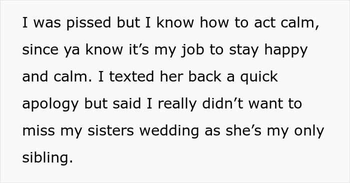 “Suck It Up”: Nanny Confronts Mom After Being Forced To Miss Sister’s Wedding - 4
