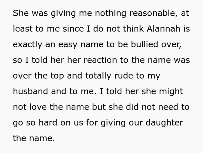 "AITA For Telling My Sister Her Reaction To My Daughter's Name Was Way Over The Top And Rude?" "AITA For Telling My Sister Her Reaction To My Daughter's Name Was Way Over The Top And Rude?"