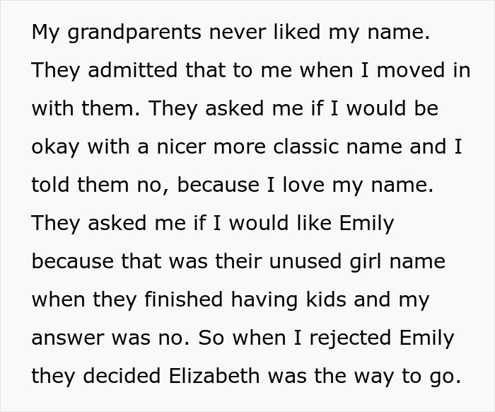 Grandparents Think It&rsquo;s Okay To &lsquo;Rename&rsquo; Granddaughter As They Don&rsquo;t Like Her Name, She Ignores Them