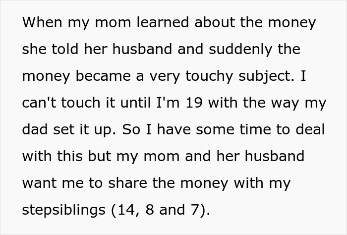 Teen Unexpectedly Inherits A ‘Crazy’ Inheritance From Dad, Drama Ensues When Mom Finds Out - 6