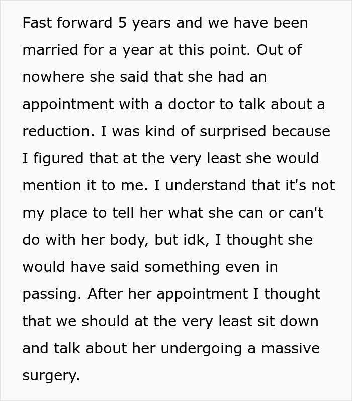 “She Brought It Upon Herself”: Man Considers Divorce After Wife’s Plastic Surgery - 6
