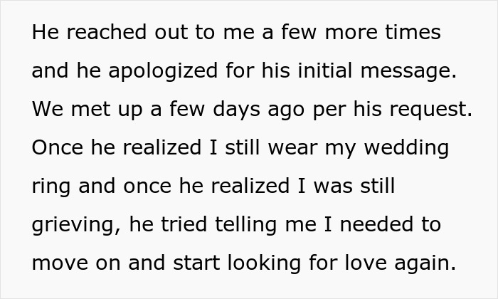 Dad Gets Upset With Son Who Lost His Wife For Judging His Decisions When He Himself Was Widowed  - 6