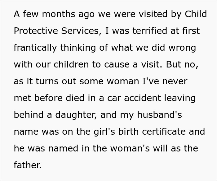 “My Husband’s Affair Daughter Was Dropped Off At Our House 2 Weeks Ago And It’s Causing Issues” “My Husband’s Affair Daughter Was Dropped Off At Our House 2 Weeks Ago And It’s Causing Issues”