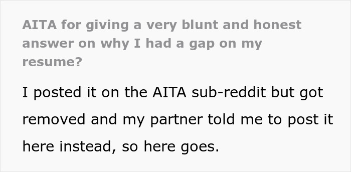 Room Goes Silent After Man Shocks Interviewers With Blunt Answer To 9-Month Resume Gap