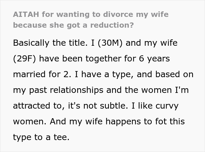 “She Brought It Upon Herself”: Man Considers Divorce After Wife’s Plastic Surgery - 2