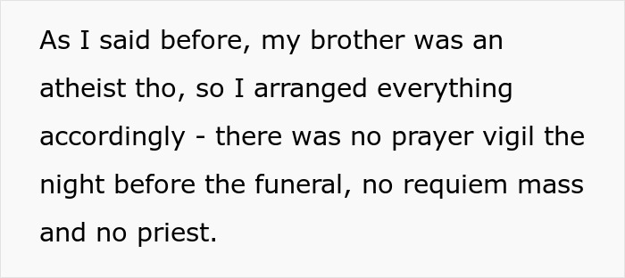 Funeral Causes Family Drama After Sister Follows Her Atheist Brother&rsquo;s Last Wish