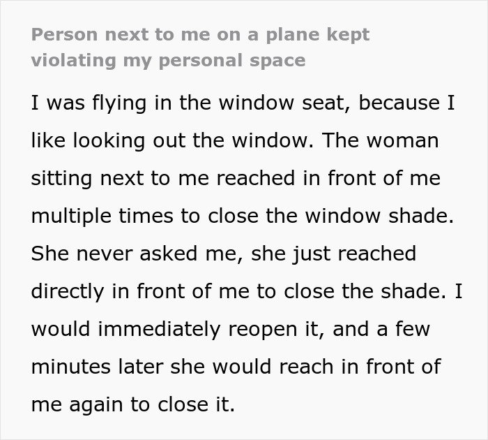 Woman Invades Personal Space On A Plane, Flier Comes Up With A Genius Plan To Get Back At Her - 2