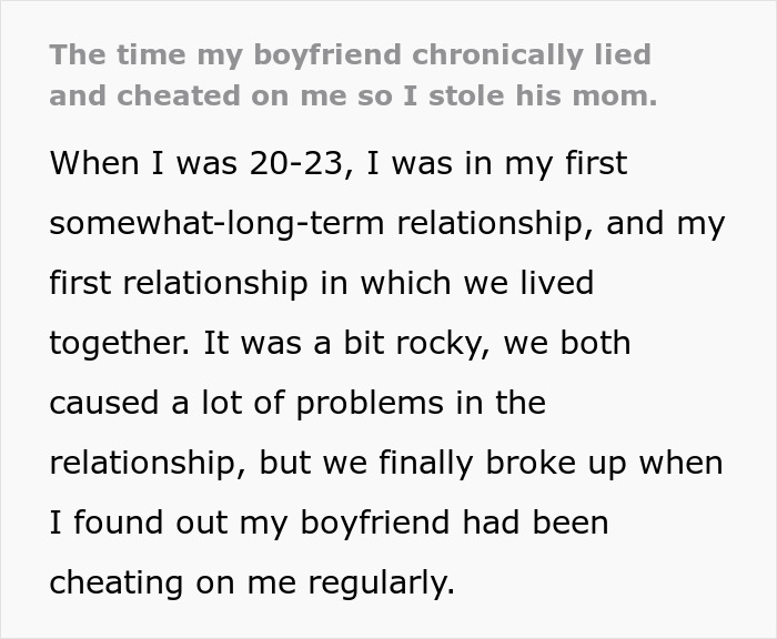 Woman Exposes Her Ex’s Lies About ‘Searching For Work’ To His Mom, She Forces Him To Apply For A Job Woman Exposes Her Ex’s Lies About ‘Searching For Work’ To His Mom, She Forces Him To Apply For A Job