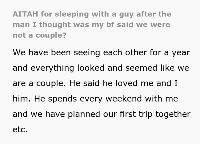Woman Sleeps With Another Man After Guy She Dated For A Year Pretends Their Relationship Isn’t Real - 2