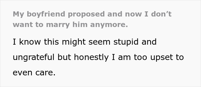 "My Boyfriend Proposed And I Don't Want To Marry Him Anymore": Woman's Honest Post Goes Viral