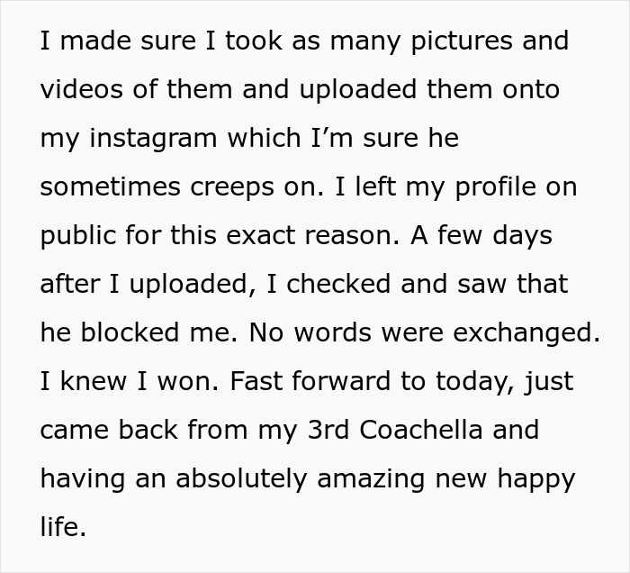 &ldquo;I Knew I Won&rdquo;: Guy Is Happy His Ex Blocked Him After He Showed Off What An Amazing Life He Has