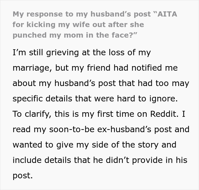 Woman handing husband divorce papers after ignoring mother&rsquo;s insults, showing frustration and decision to end marriage.