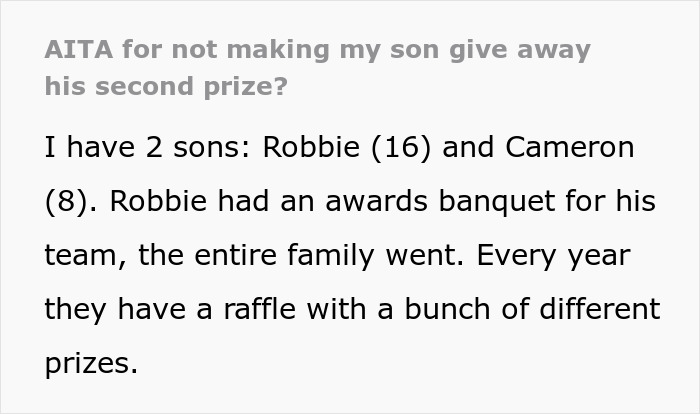 Boy Wins Big In School Raffle, Refuses To Give Up Prize To Calm Sore Loser  - 2