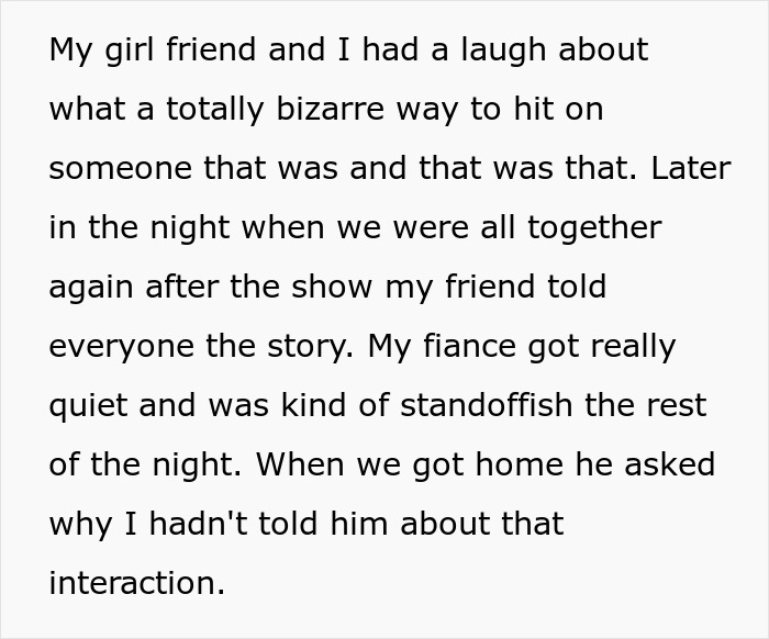 Man Chews Out Fiancé For How She Rejected A Random Dude At A Show, She Seeks Perspective Man Chews Out Fiancé For How She Rejected A Random Dude At A Show, She Seeks Perspective