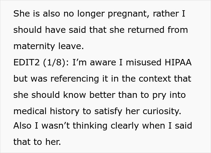 Woman Left In Tears After Coworker Demands She Stop Feeding Him - 28