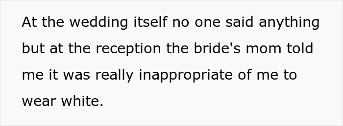 Mom Wears White To Son's Wedding, People Call Her Out