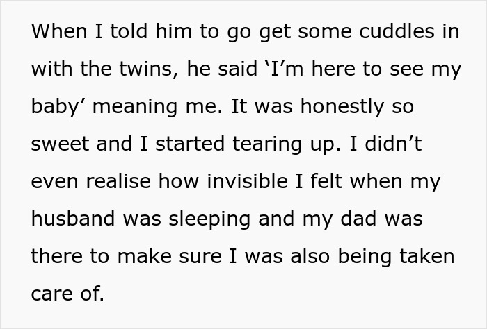 Woman Tears Up After Her Dad Is The Only One To Care For Her After Labor, Names Baby After Him - 4