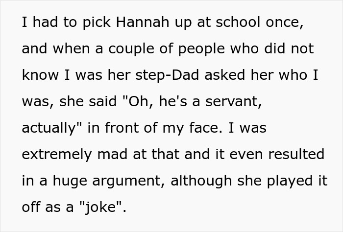 Man Is Tired Of Stepdaughter Making Fun Of Him, Refuses To Fund Her College Tuition In Return - 6