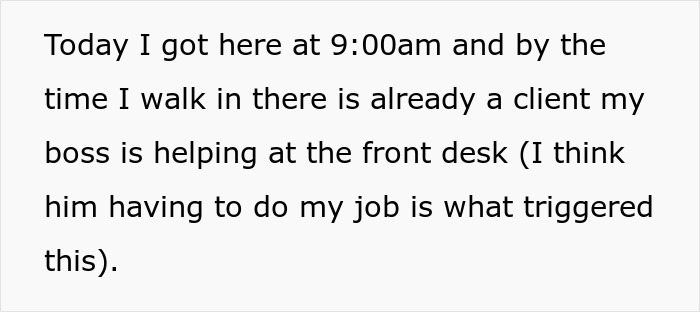 Employee Refuses To Follow Boss's Demands To Show Up Earlier - 3