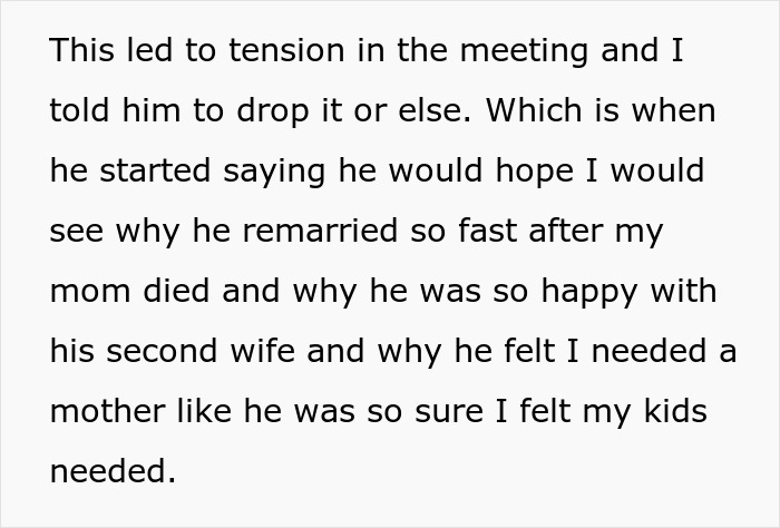 Dad Gets Upset With Son Who Lost His Wife For Judging His Decisions When He Himself Was Widowed  - 7