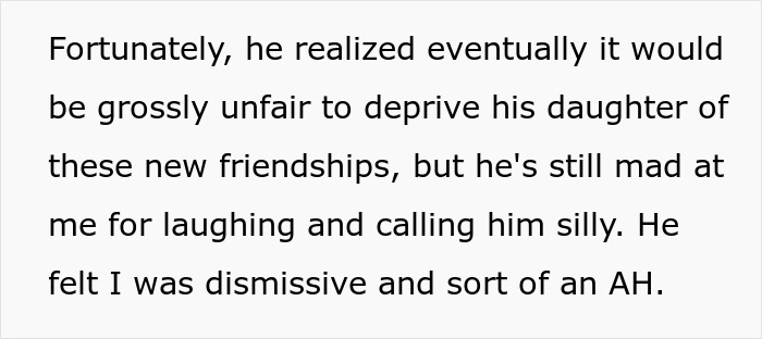 Woman Thinks Her Husband Is Being A Silly Overprotective Dad, Doesn't Realize How Serious He Is - 9