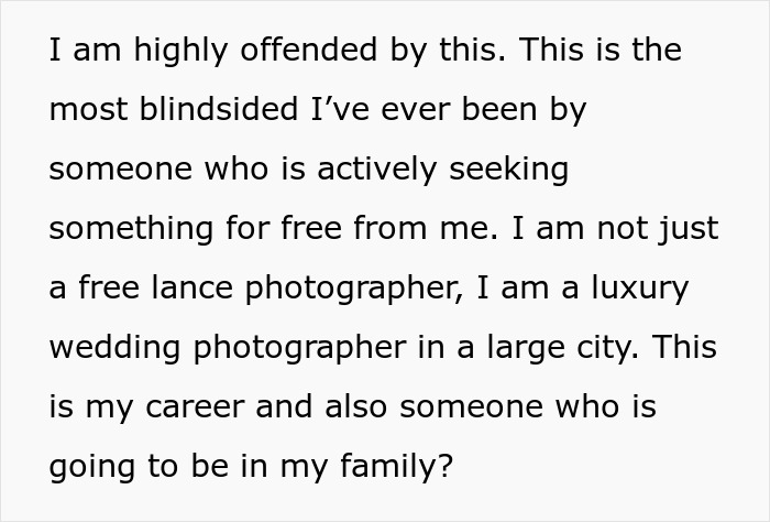 Photographer Wants To Cancel SIL's Engagement Shoot After Learning The Couple Hates Her