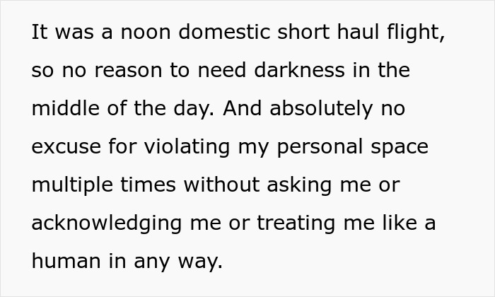 Woman Invades Personal Space On A Plane, Flier Comes Up With A Genius Plan To Get Back At Her - 3