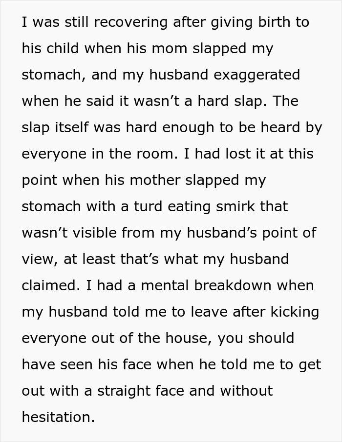 Woman hands husband divorce papers after he ignored his mom's insults and caused emotional breakdown.