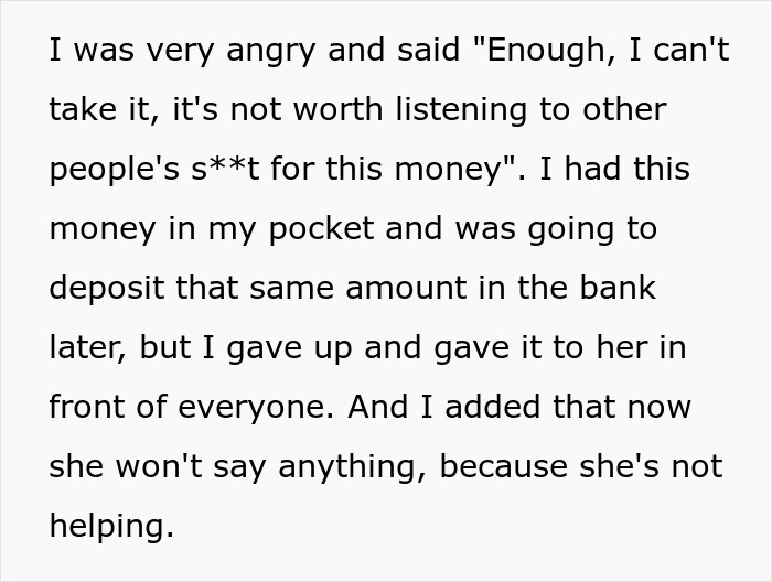 "AITA For Returning The Money To My MIL In Front Of Everyone, Embarrassing Her?" "AITA For Returning The Money To My MIL In Front Of Everyone, Embarrassing Her?"