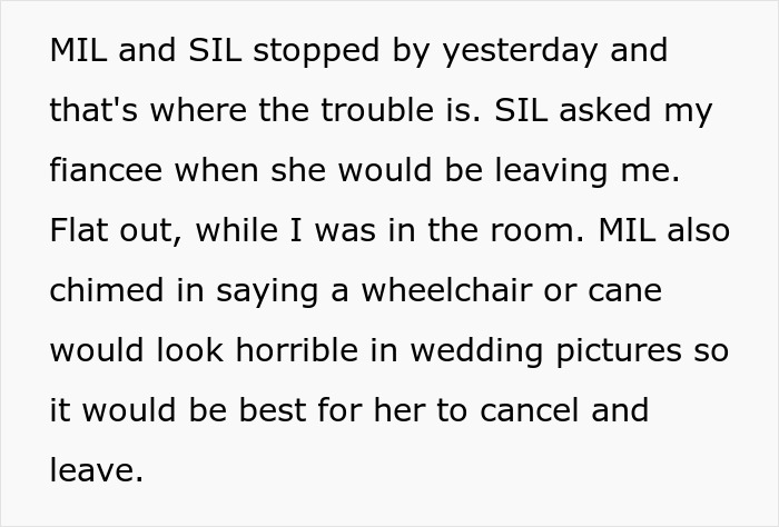 Man Asks If He Was A Jerk For Laughing In MIL’s And SIL’s Faces After Their Insensitive Comments - 7