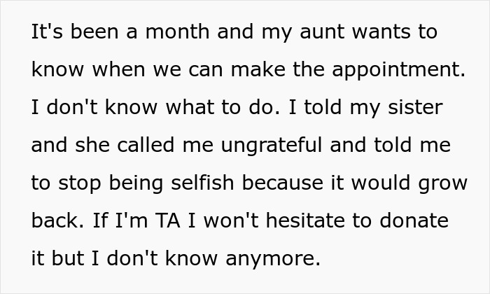 Teen Struggles To Handle The Pressure After Family Demands She Shave Her Head For Aunt