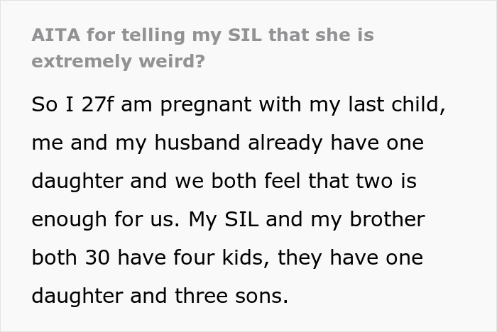 Married Couple Reveals They&rsquo;re Expecting A Daughter, SIL Tells Wife She Should Feel Devastated