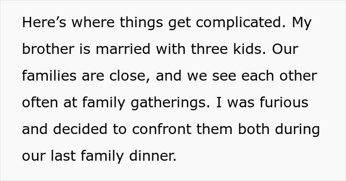 Man Drops Bomb That His Wife Is Cheating On Him With His Brother At Family Dinner, Causes Chaos Man Drops Bomb That His Wife Is Cheating On Him With His Brother At Family Dinner, Causes Chaos