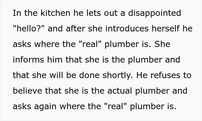 Company Gets Revenge That Lasts Years After A Guy Makes Their Woman Plumber Cry