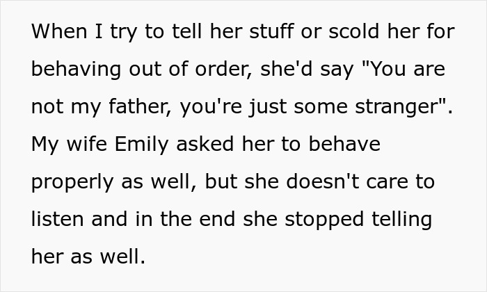 Man Is Tired Of Stepdaughter Making Fun Of Him, Refuses To Fund Her College Tuition In Return - 4